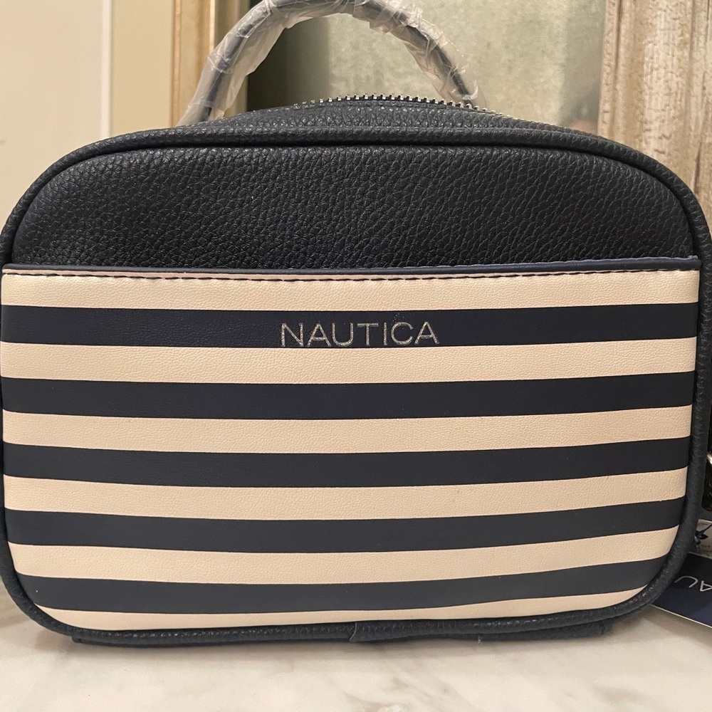 NWT Nautica Vegan Leather Pebbled Crossbody